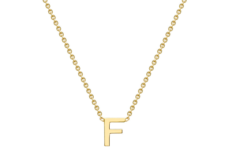 9ct Yellow Gold Initials Adjustable Necklace