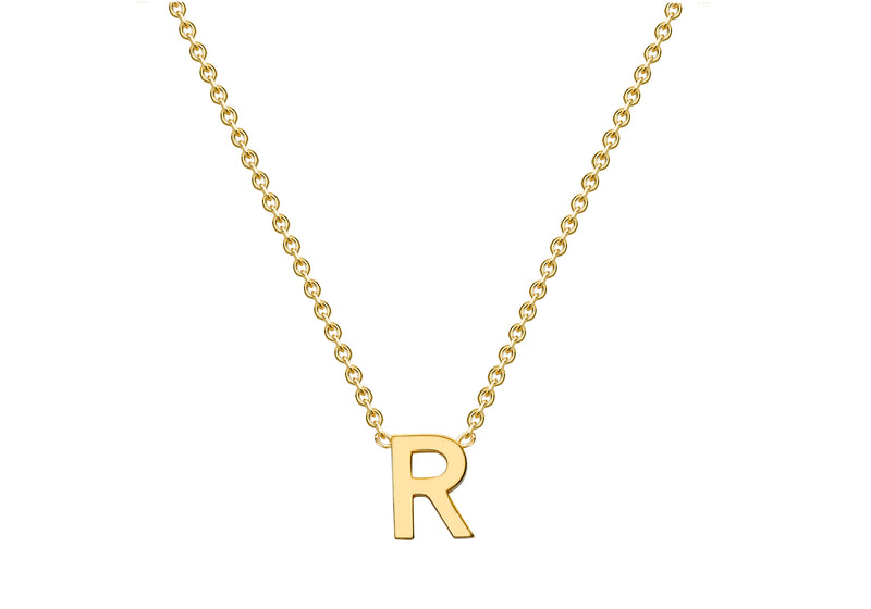 9ct Yellow Gold Initials Adjustable Necklace