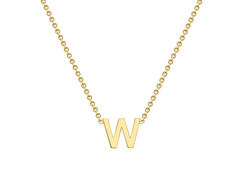 9ct Yellow Gold Initials Adjustable Necklace