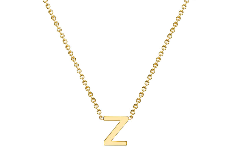 9ct Yellow Gold Initials Adjustable Necklace