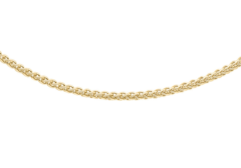 9ct Yellow Gold 30 Spiga Chain 41m/16"9