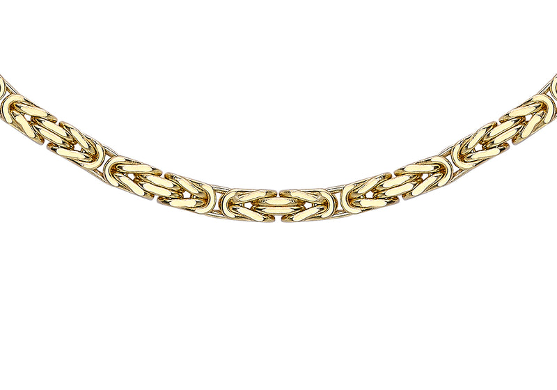 6mm 18Kt Gold IP King Byzantine Chain Necklace NSTC1706G-22 | Leitzel's  Jewelry | Myerstown, PA