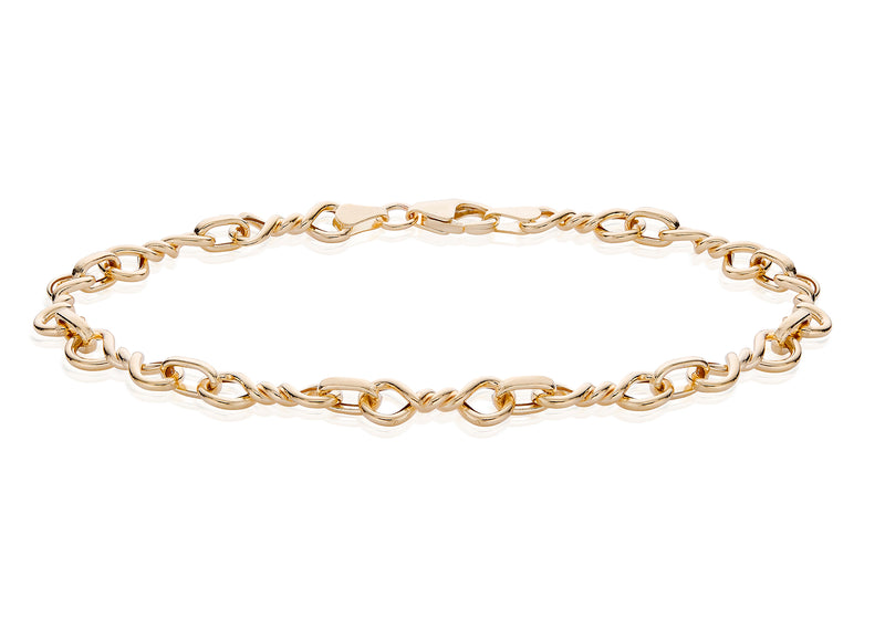 9ct Yellow Gold Knot Twist Bracelet