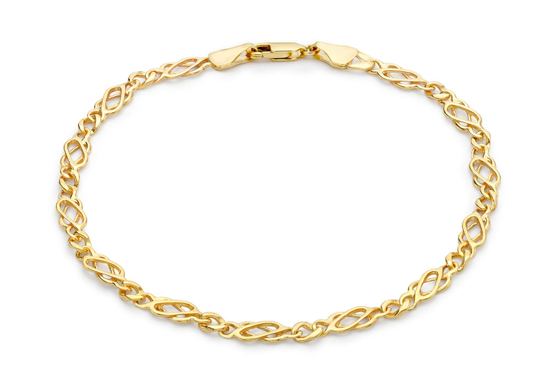 9ct Yellow Gold Celtic Bracelet