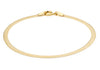 9ct Yellow Gold Herringbone Bracelet 18m/7"9