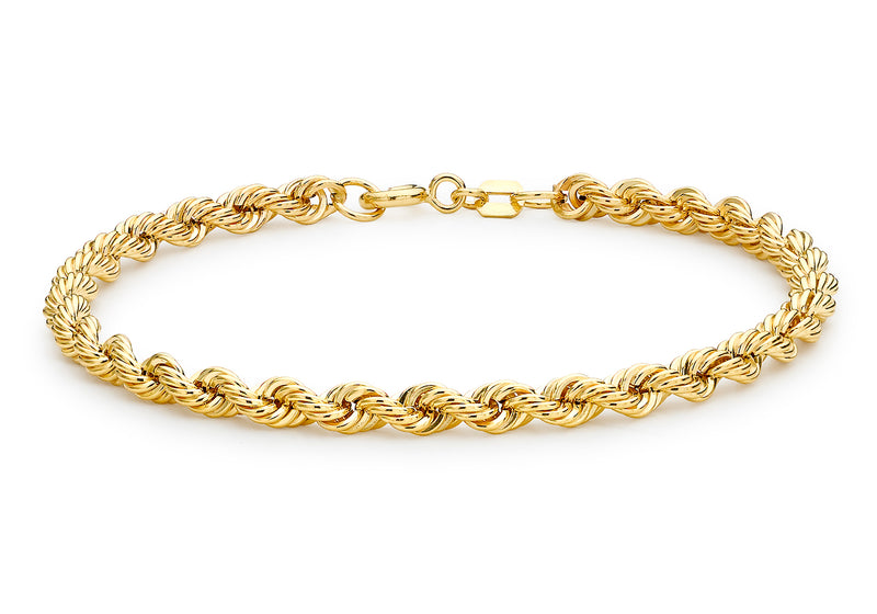 9mm White Gold Rope Bracelet – Johnny Dang & Co