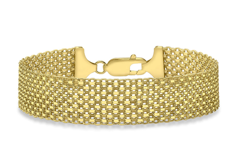 9ct 9K Yellow Gold Italian Curb Link Men's Bracelet 17.9 Grams 21.5cm Brand  New | eBay