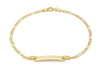 9ct Yellow Gold Childs ID Bracelet