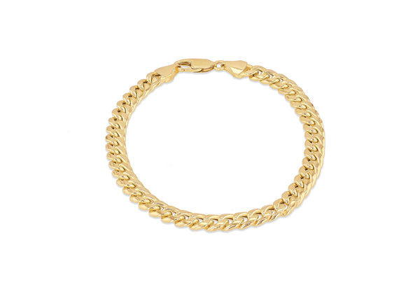 9ct Yellow Gold Cuban Link Bracelet
