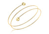 9ct Yellow Gold 7mm Knots Spiral Bangle