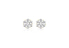 9ct Yellow Gold 0.25t Diamond Cluster 5mm Stud Earrings