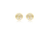 9ct Yellow Gold Mother of Pearl 8mm 'Tree of Life' Stud Earrings