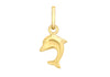 9ct Yellow Gold 7mm x 17mm Baby Dolphin Pendant