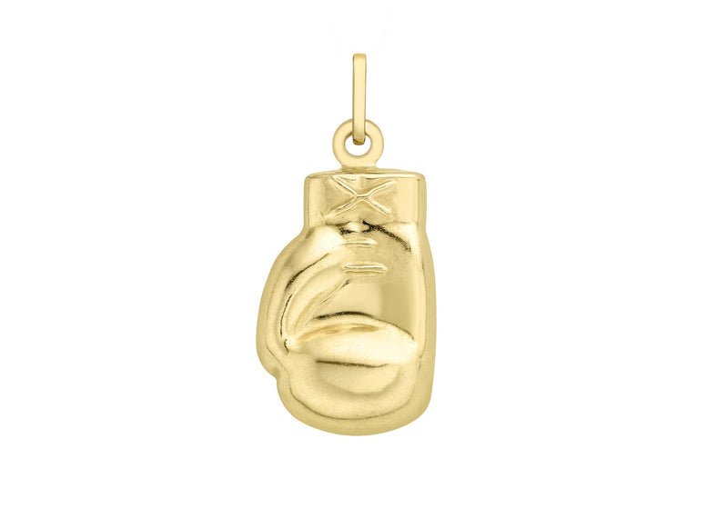 9ct Yellow Gold Boxing Glove Pendant