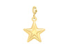 9ct Yellow Gold Star Spring-Ring Charm
