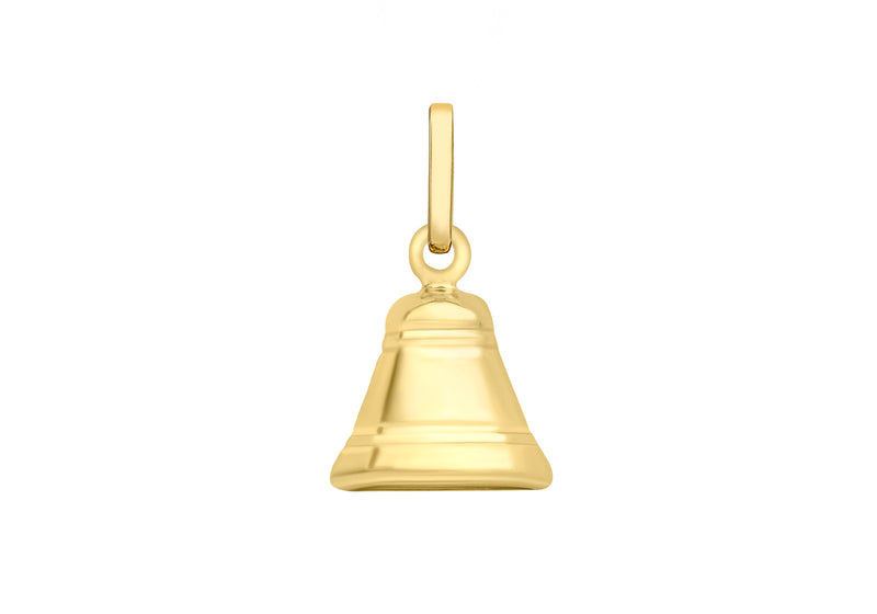 9ct Yellow Gold Bell Pendant