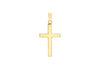 9ct Yellow Gold 15mm x 25mm Cross Pendant