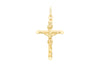 9ct Yellow Gold 22mm x 36mm Crucifix  Pendant