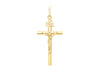 9ct Yellow Gold 16mm x 32mm Crucifix  Pendant