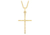 9ct Yellow Gold Fancy  Cross Pendant