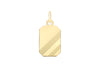 9ct Yellow Gold Octagonal Pendant