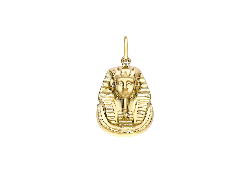 9ct Yellow Gold Tutankhamun Pendant