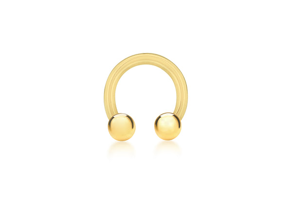 9ct Yellow Gold Nose Piercing Hoop