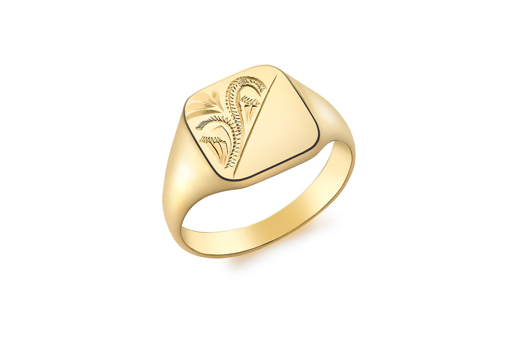9ct Gold Signet Ring Argos Mens Rings 9ct Yellow Gold Half