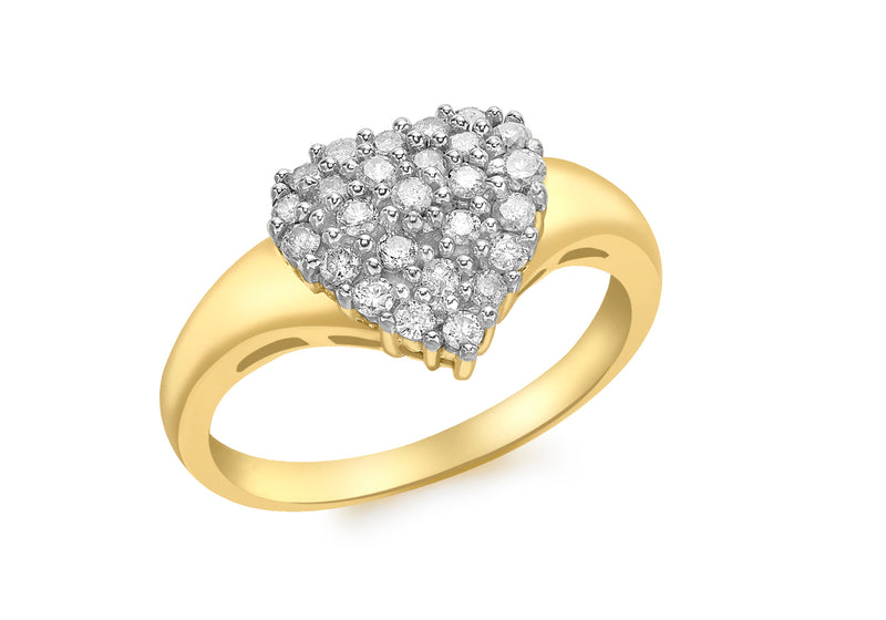 Princessa 9ct White Gold 1ct Diamond Ring | H.Samuel