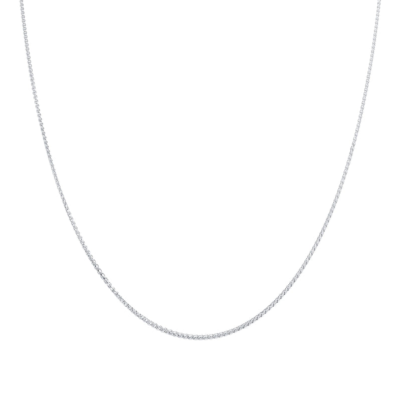 18ct White Gold 20 Prince of Wales Chain