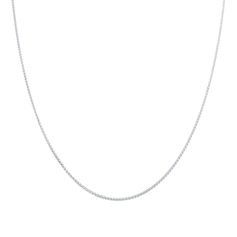 18ct White Gold 030 Spiga Chain