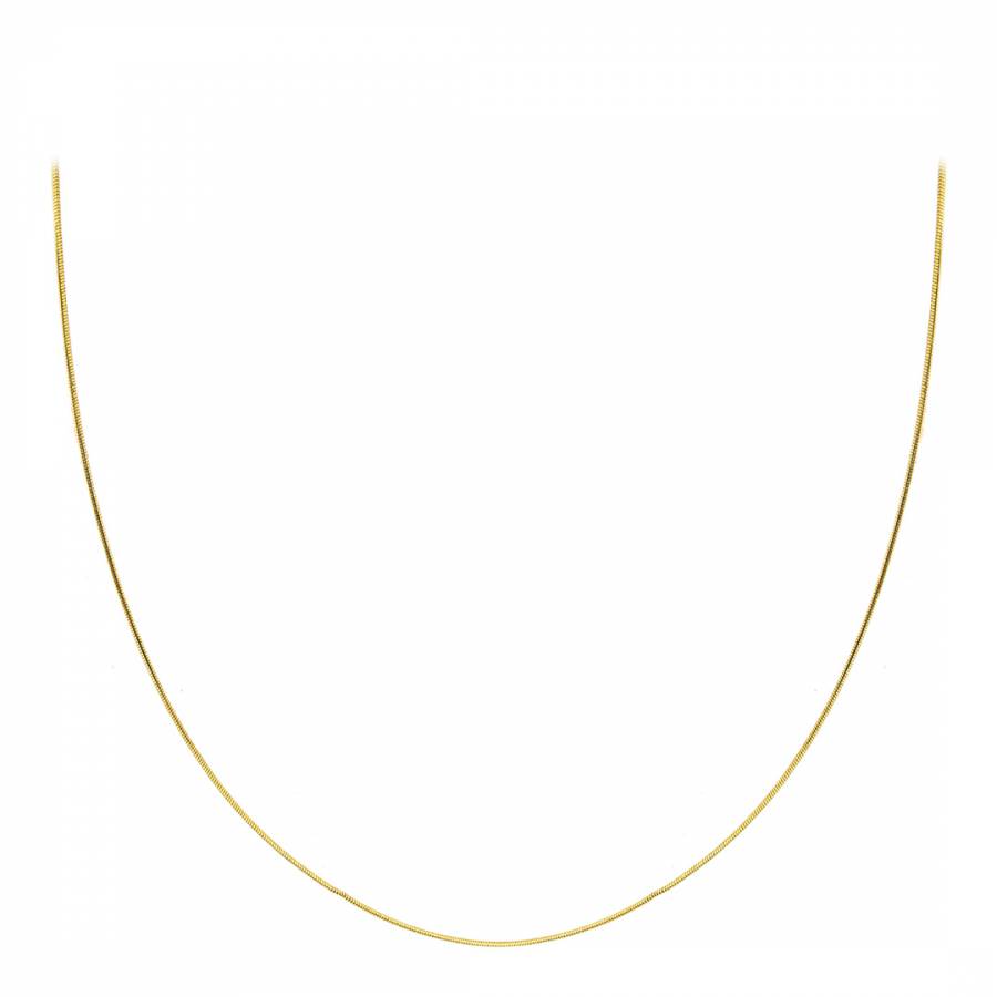 9ct Yellow Gold Mini Round Snake Chain