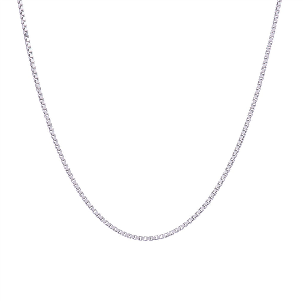 Platinum 19 Venetian Slim Box Chain
