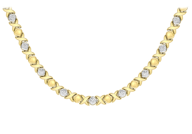 10Kt Gold Xoxo Necklace – Veronajoyeria