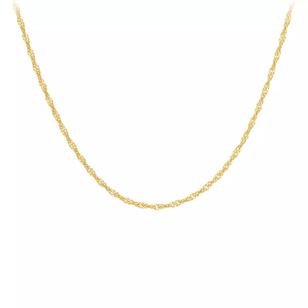 Initial Herringbone 18k Gold Plated Necklace – Ettika