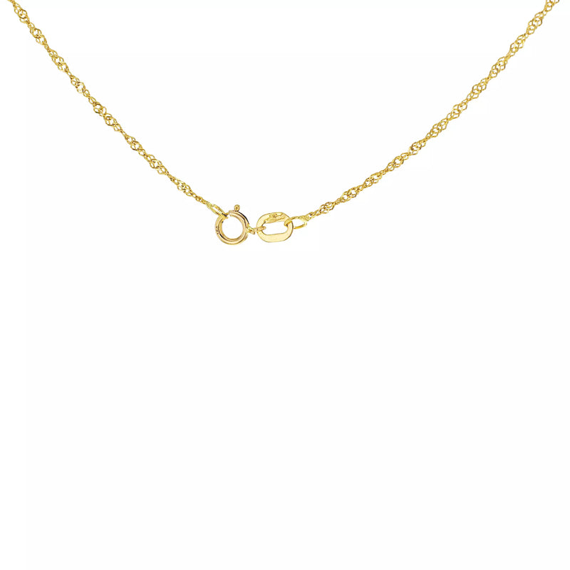 18ct Yellow Gold 20 Twist Curb Chain