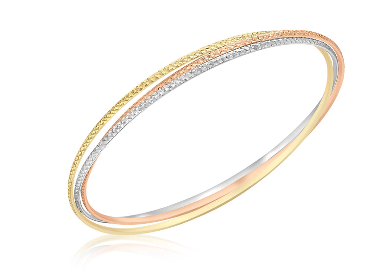 A 9ct 3 colour gold bracelet, 18cm, 10.2 grams | 18th July 2018 | Denhams