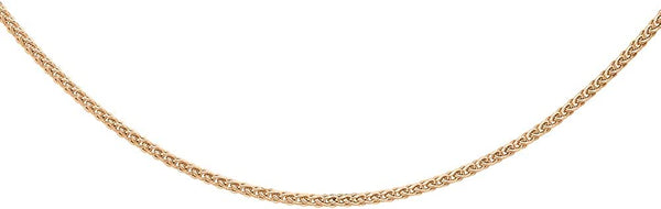 9ct Rose Gold Spiga Chain