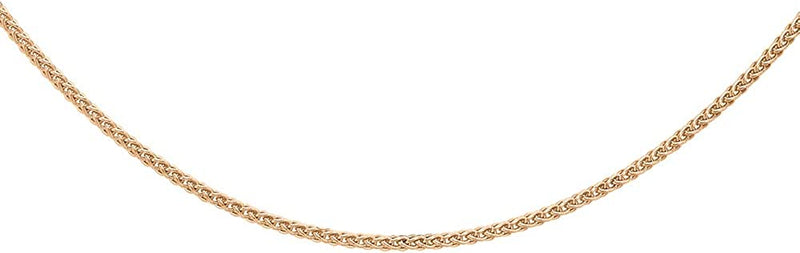 9ct Rose Gold Spiga Chain