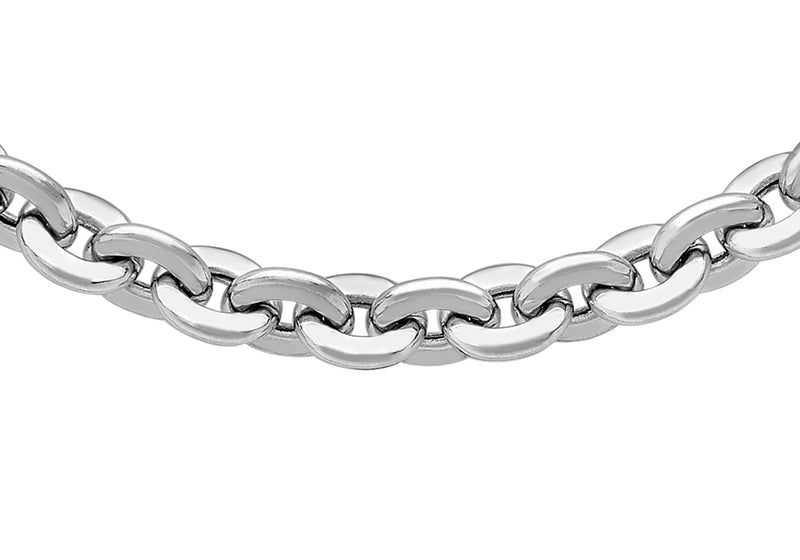 9ct White Gold 120 Hollow Trace Chain 51m/20"9