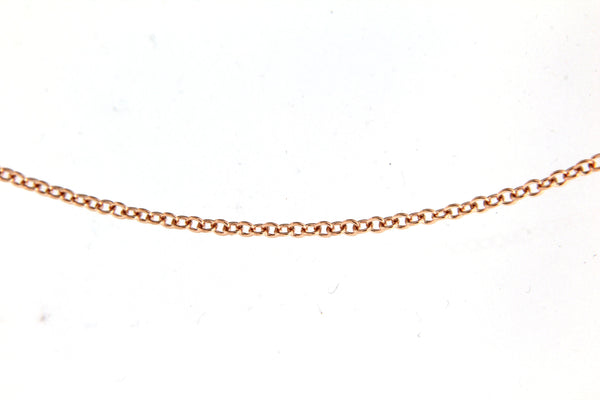 9ct Rose Gold 1.5mm Trace Chain 41m/16"9