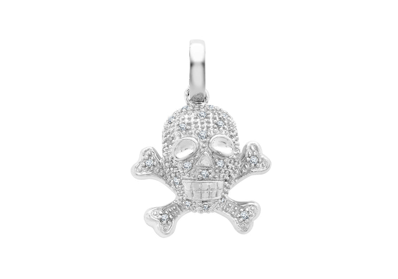 Diamond outlet skull pendant