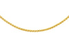 18ct Yellow Gold Slim Spiga Chain
