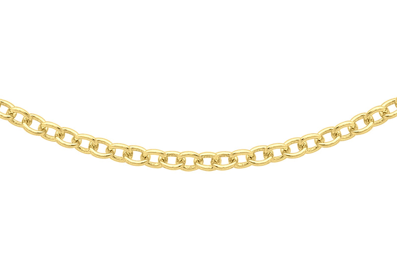 18ct Yellow Gold 40 Trace Chain