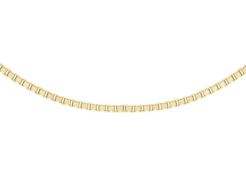 18ct Yellow Gold Venetian Box Chain