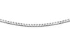 18ct White Gold 8 Sided Box Chain