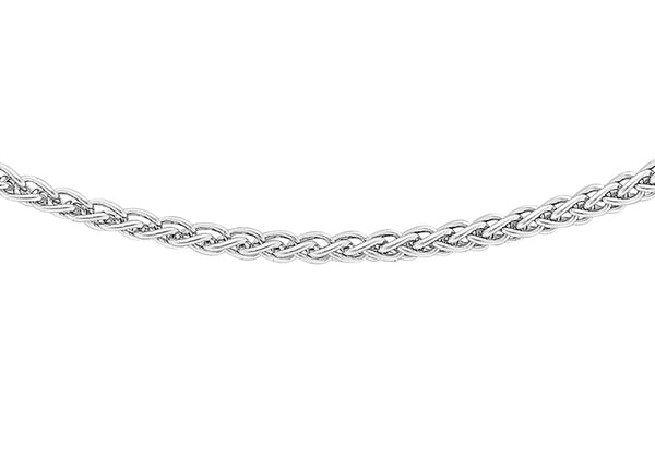 18ct White Gold 030 Spiga Chain