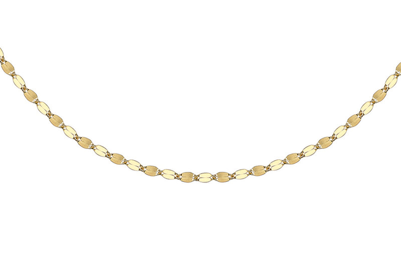 18ct Yellow Gold 1.9mm Forzatina Chain 46m/18"9