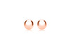 18ct Rose Gold Ball Stud Earrings