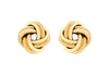 18ct Yellow Gold Knot Stud Earrings